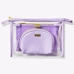 NWT* tarte 3pc makeup bags